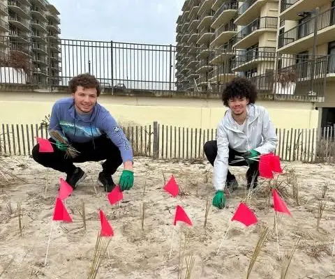 Volunteers Plant Over 3,300 Dune Grasses